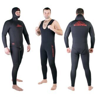 Гидрокостюм Scorpena RedLine2 открытая пора - 5 мм