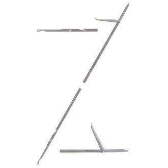 Гарпун d7мм х 110 см из 17-4PH, для арбалета, со скруч. наконечником