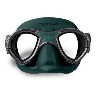 Маска Sporasub Mystic зеленый силикон, Black